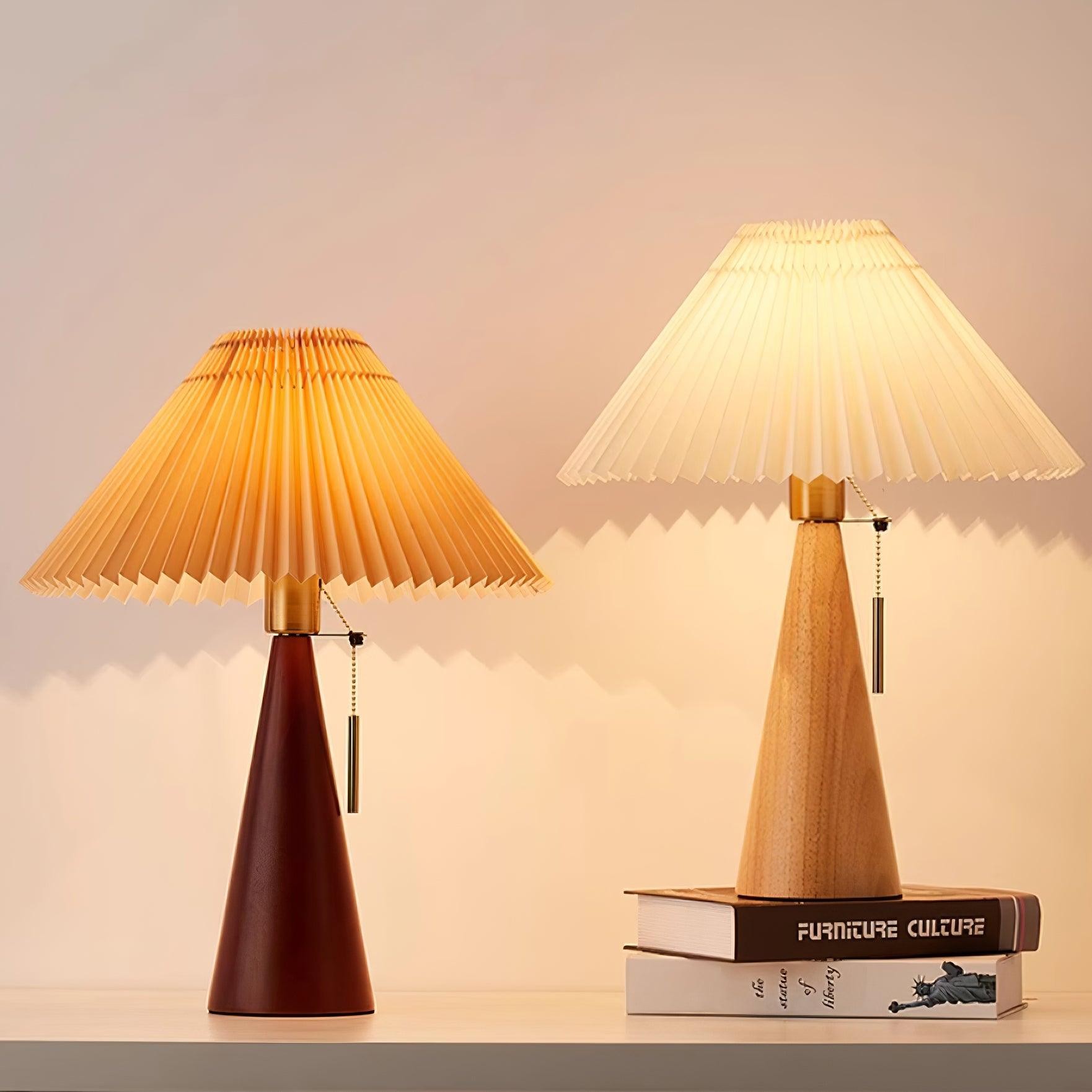 Fashion Vintage Wood Table Lamp K424