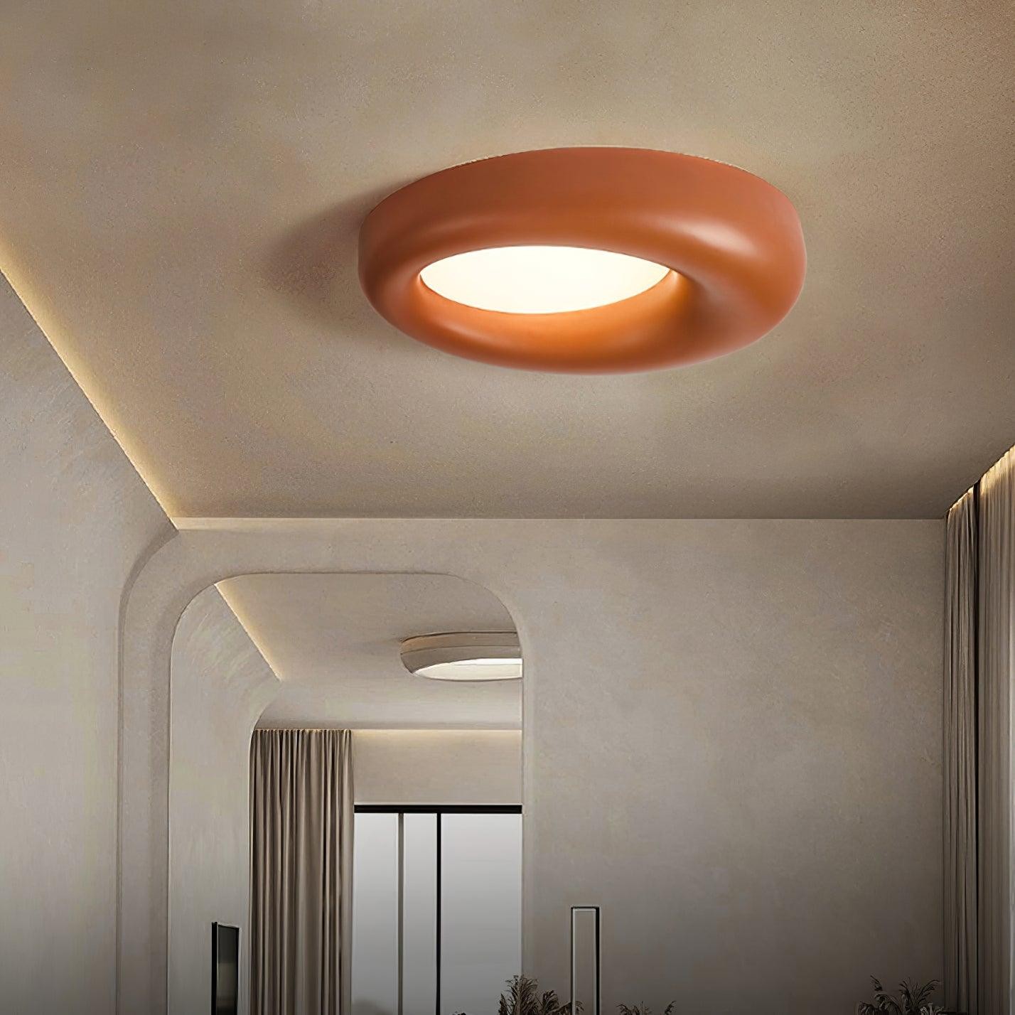Center Offset Concentric Circle Acrylic Ceiling Lamp K2372