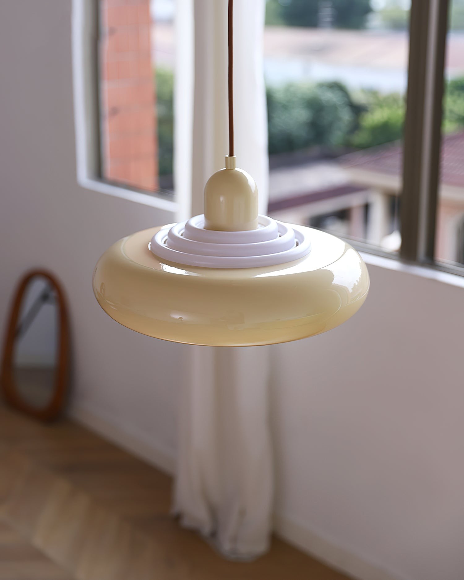 Modern Bauhaus Macaron Bowl Shade Pendant Lamp K743