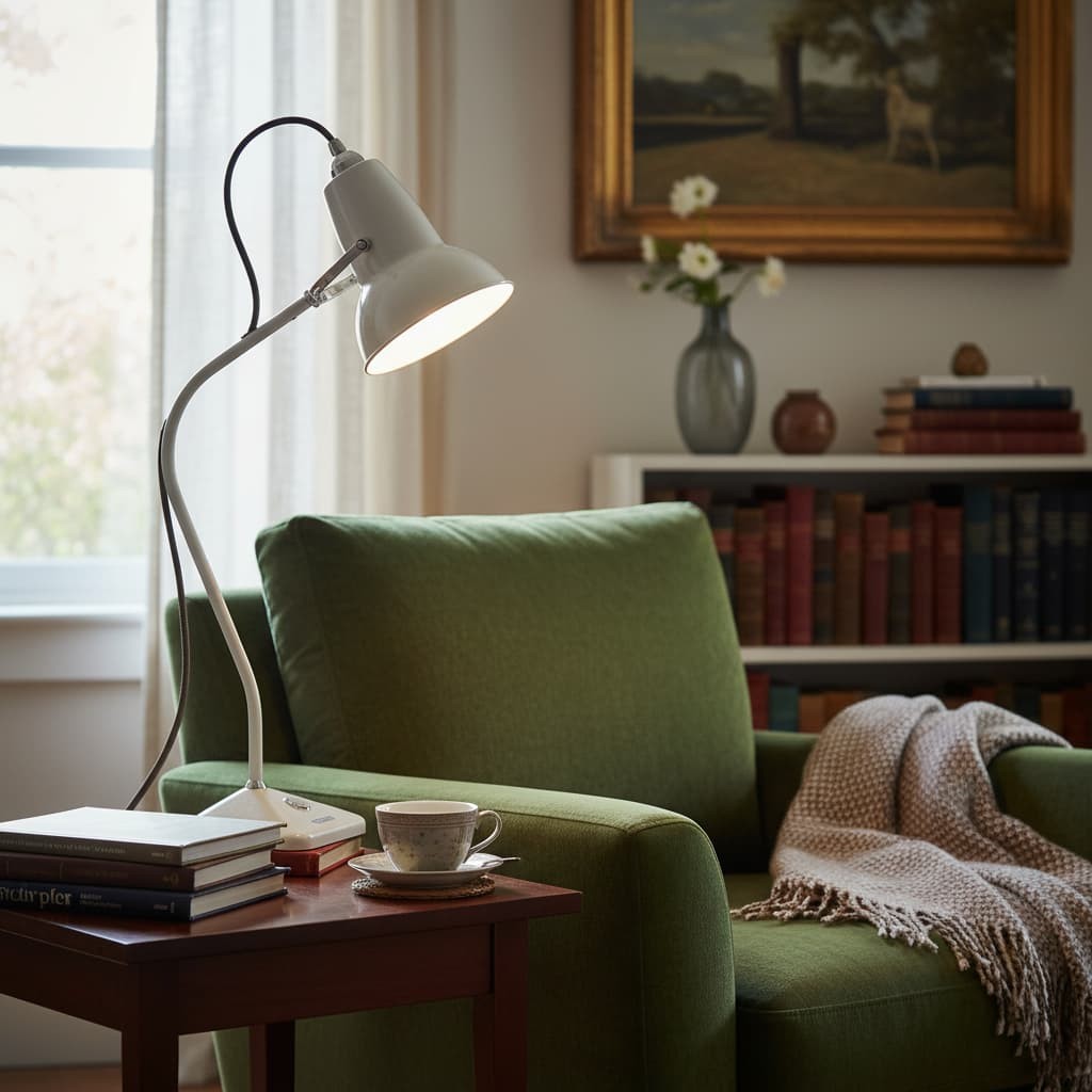 Modryx Pyramid Base Table Lamp - Classic Accent Lighting for Home K2151