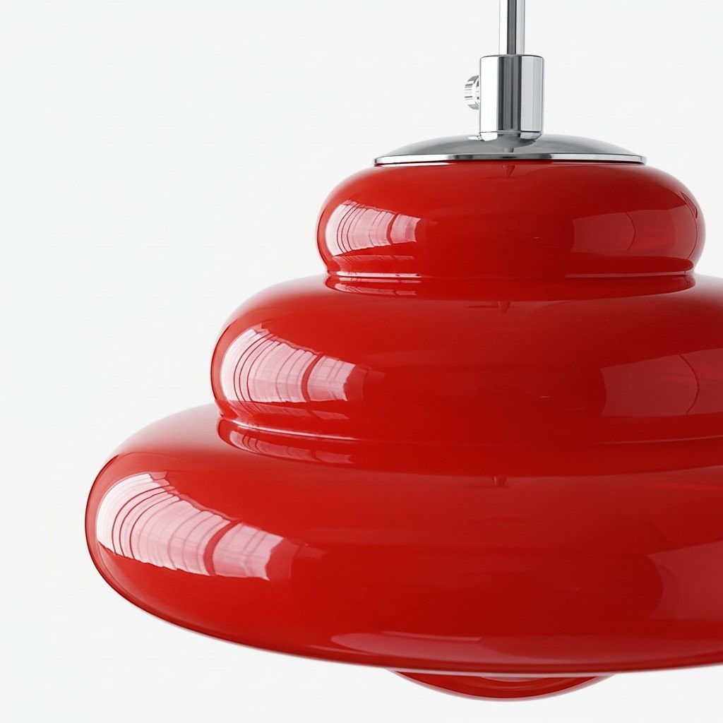 Bomiello Chic Layered Glass Pendant Lamp for Bedroom and Living Area K2163