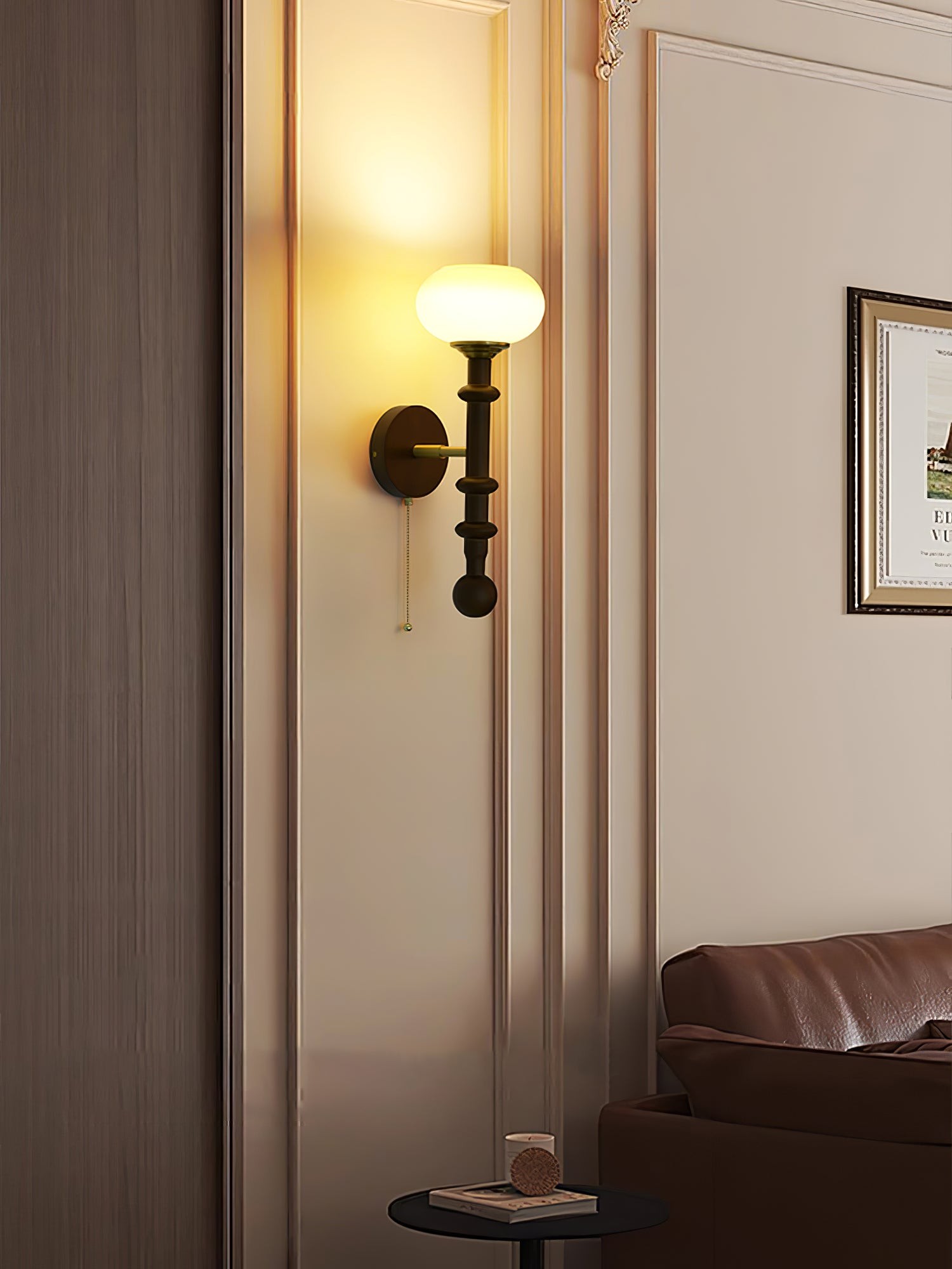 Retro Solid Wood Series Wall Lamp K638