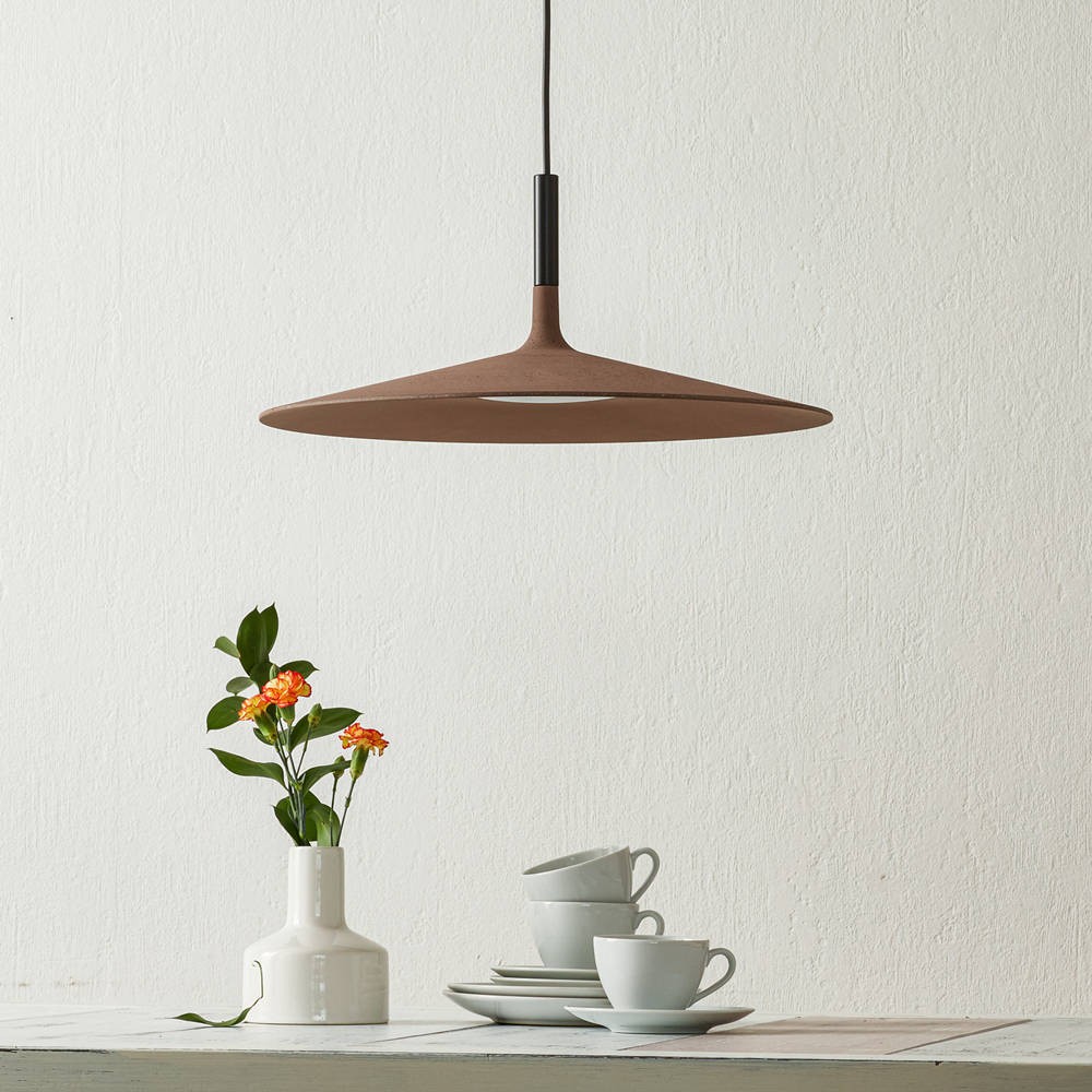 Vibrant Aplomb Large Pendant Light - Stylish Round Disc Pendan Light for Modern Interiors