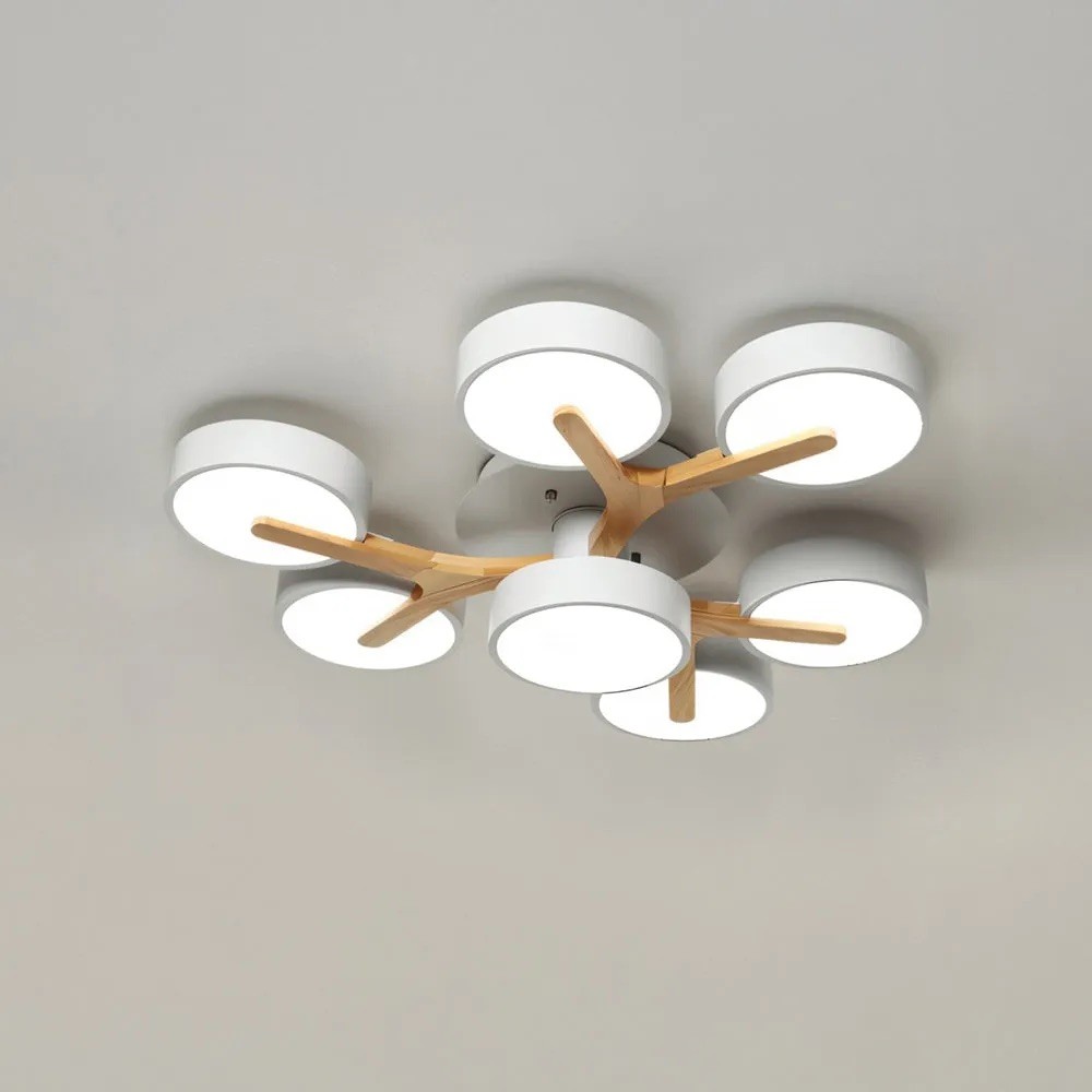 Nordic Semi Flush Branch Led Ceiling Light K939