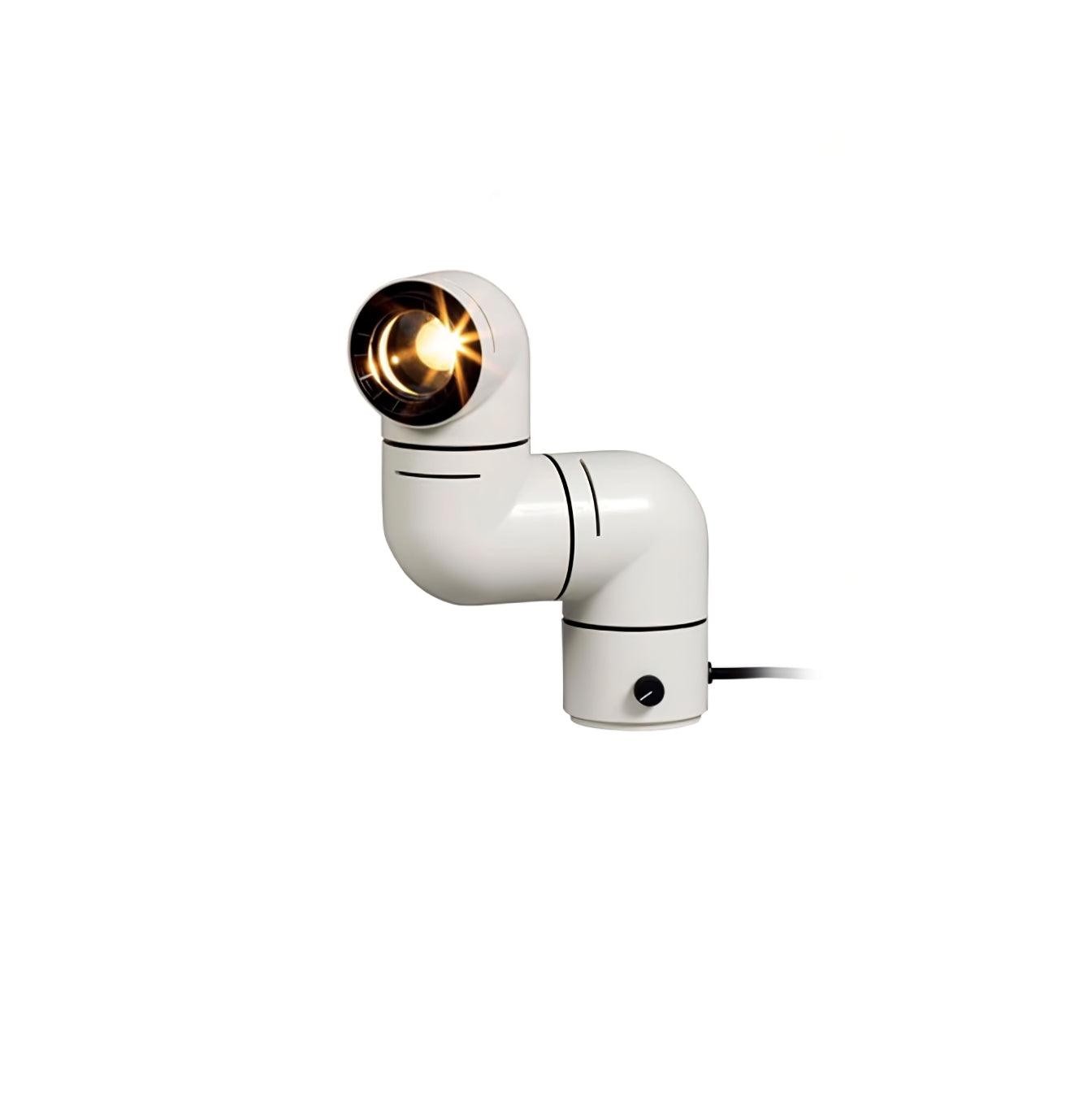 Red Tubular Table Lamp Suitable For Bedroom K686