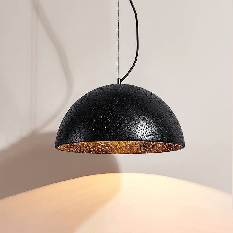 Travertine Creative Hemispherical Pendant Lamp K339