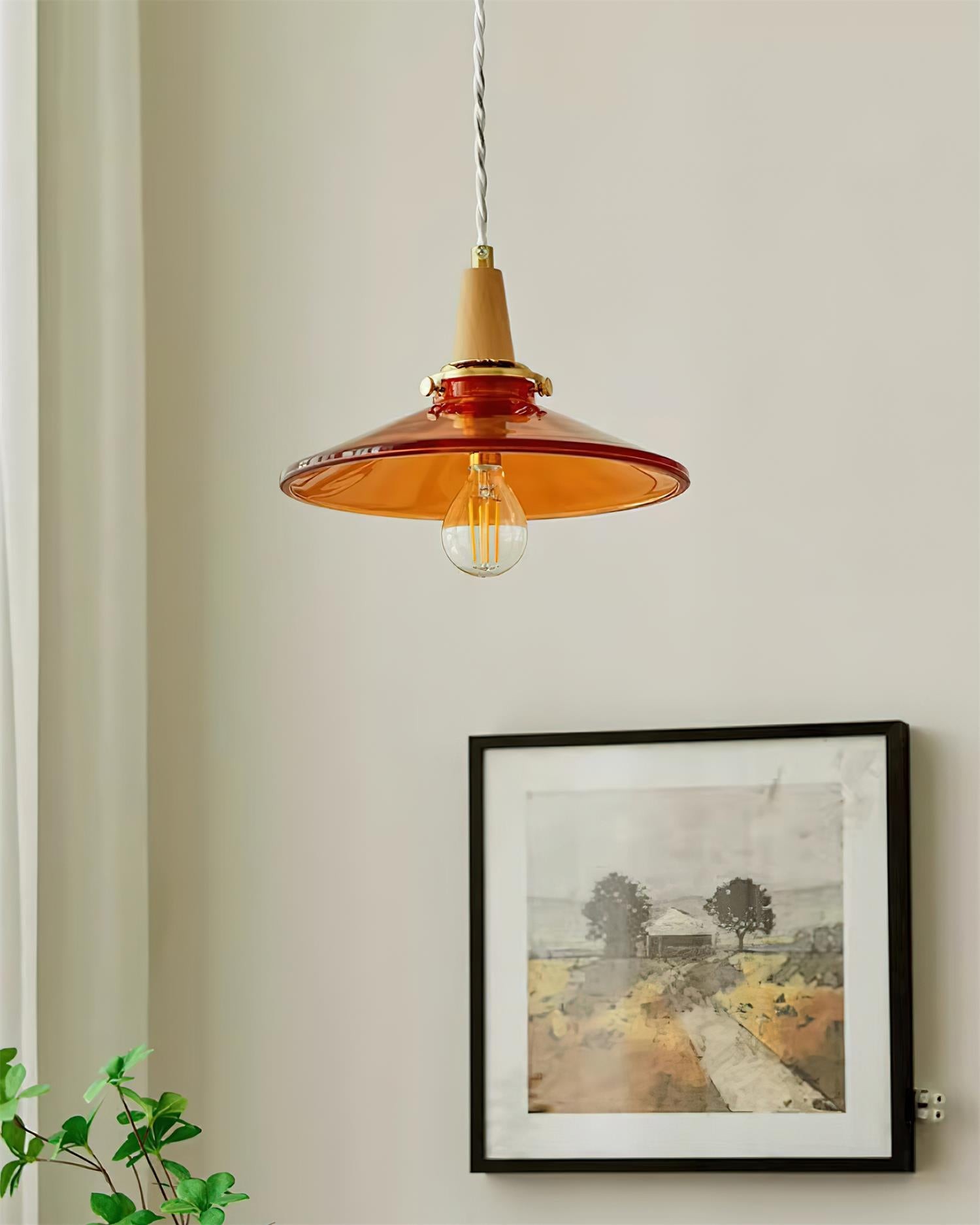 Nordic Brass Glass Pendant Lamp K258