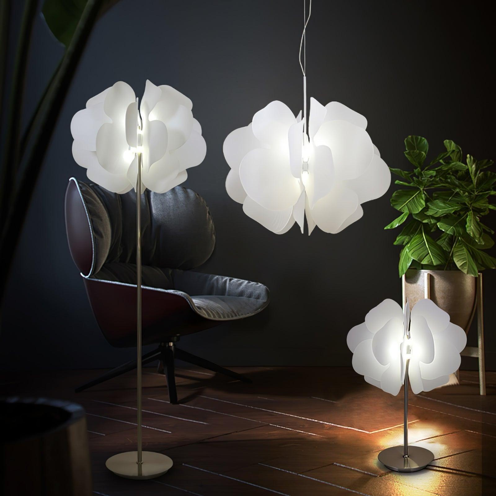 Modern Plastic Flower Design Pendant Lamp K539