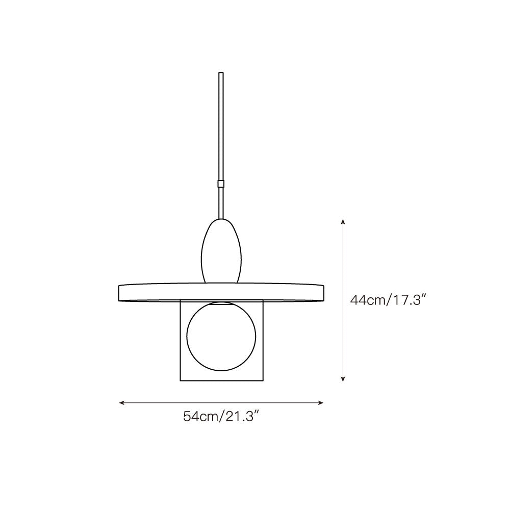 Eirene Glass Pendant Lamp D702