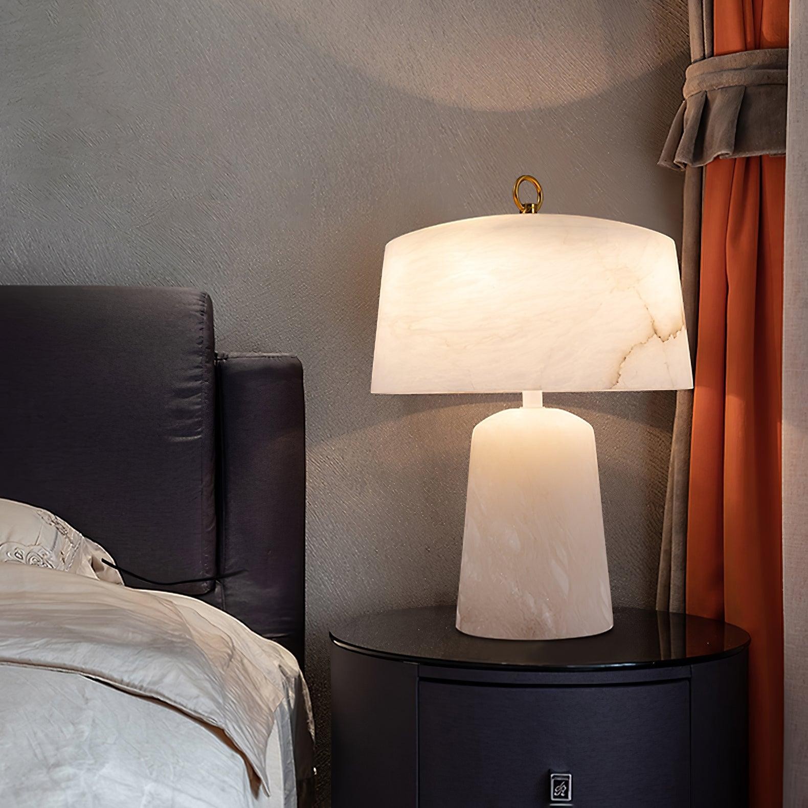 Light Luxury Style Marble Stone Table Lamp K236