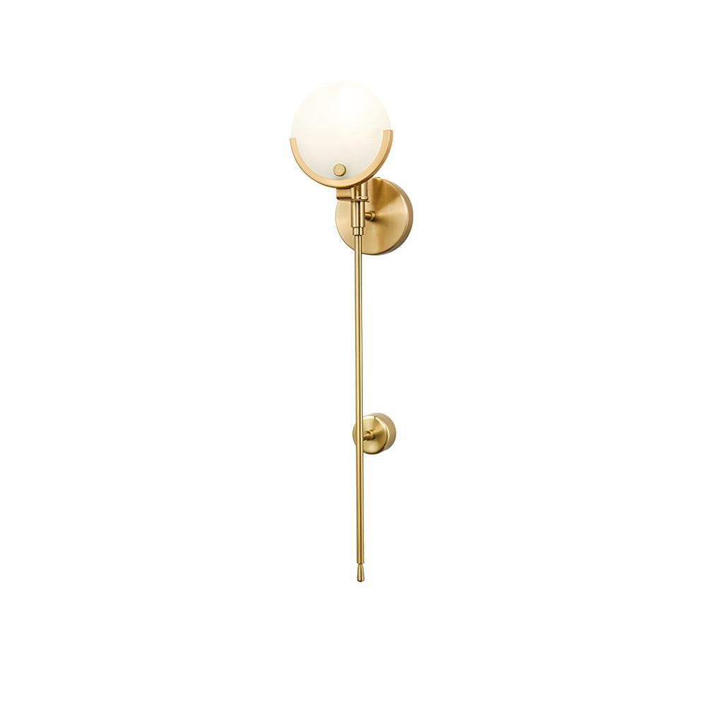 Metal Brass Spherical Bedroom Wall Lamp K247