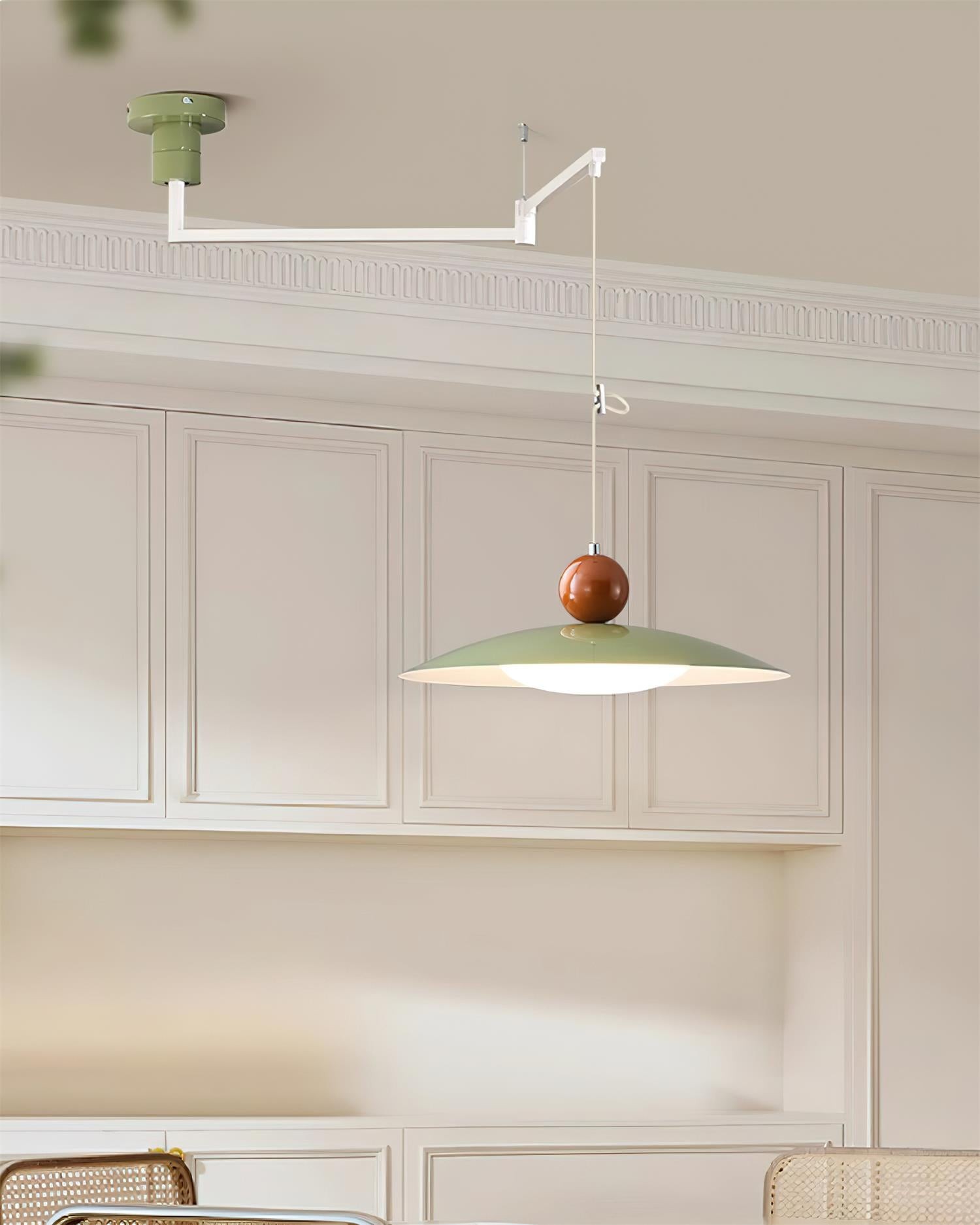 Nordic Flying Saucer Swing Arm Movable Pendant Light K619