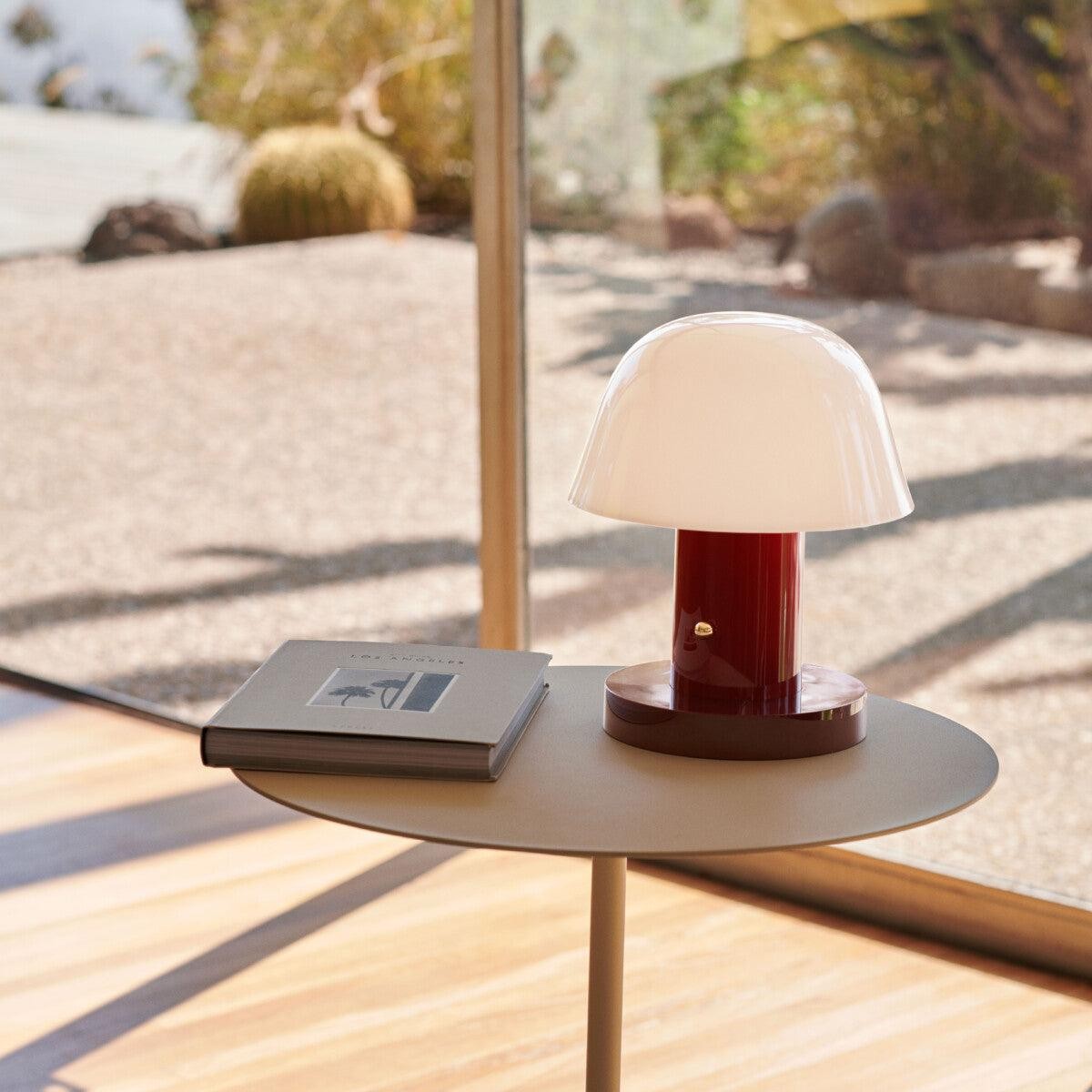 Minimalist Mushroom Cordless Table Lamp K533