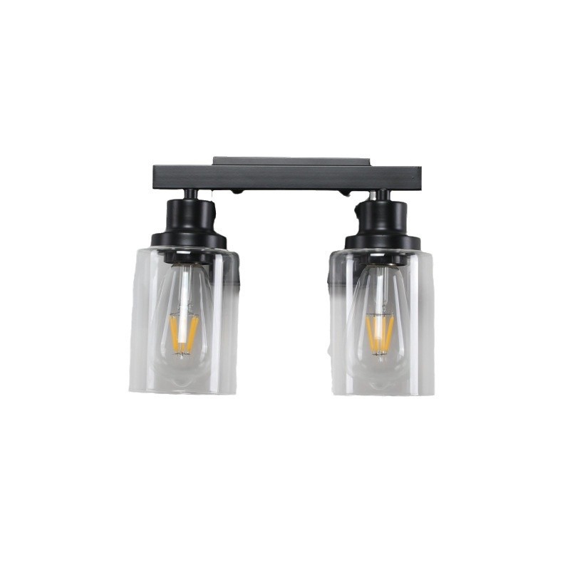 Double Heads Glass Wall Lamp For Bathroom K119