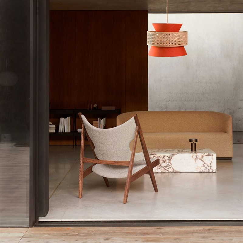 Retro Rattan Wood Woven Pendant Lamp