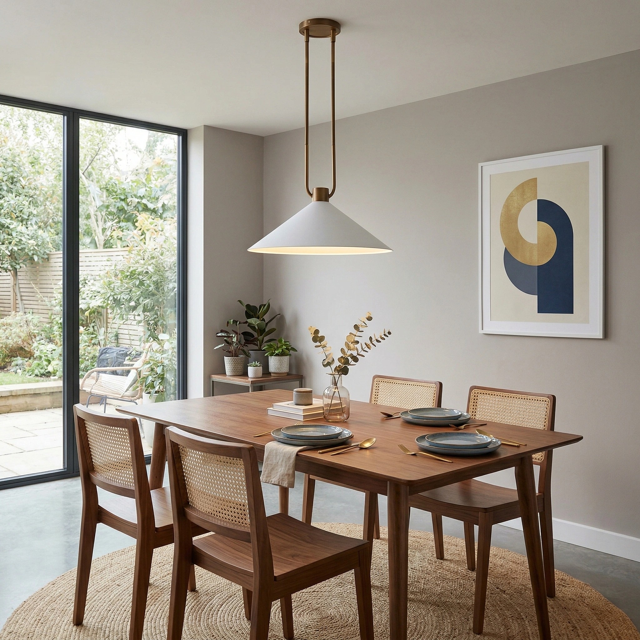 Vaxeuran Industrial Metal Cone Pendant Light - Modern Industrial Design for Kitchens and Dining K2404