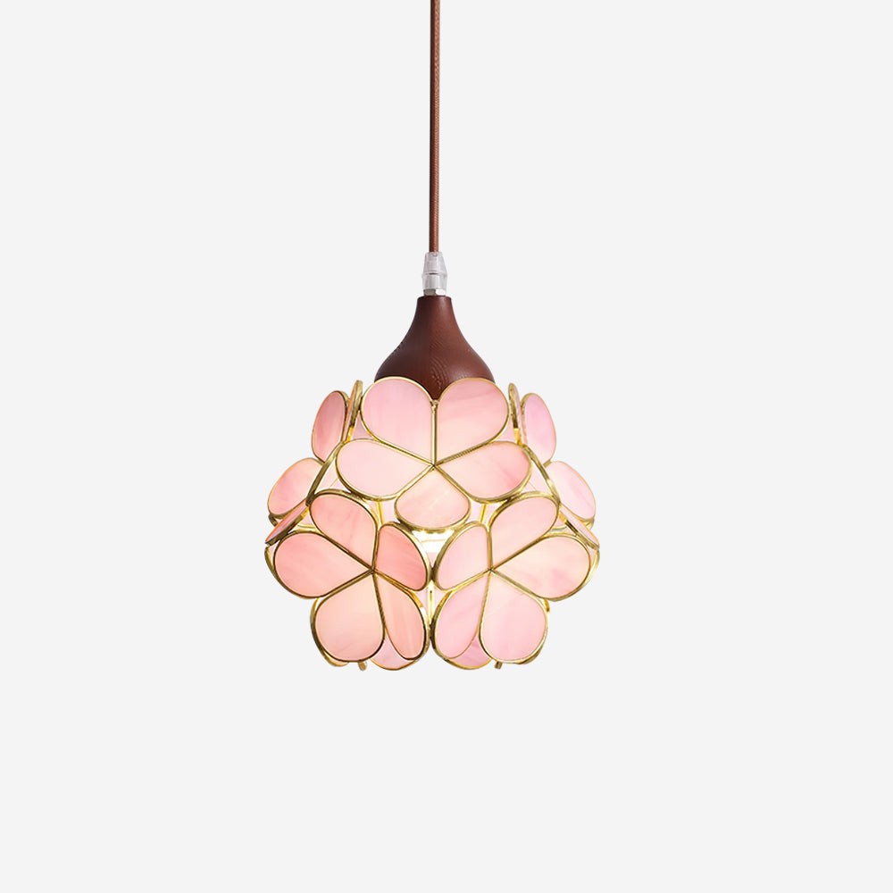 French Creative Pastoral Style Flower Pendant Light K487