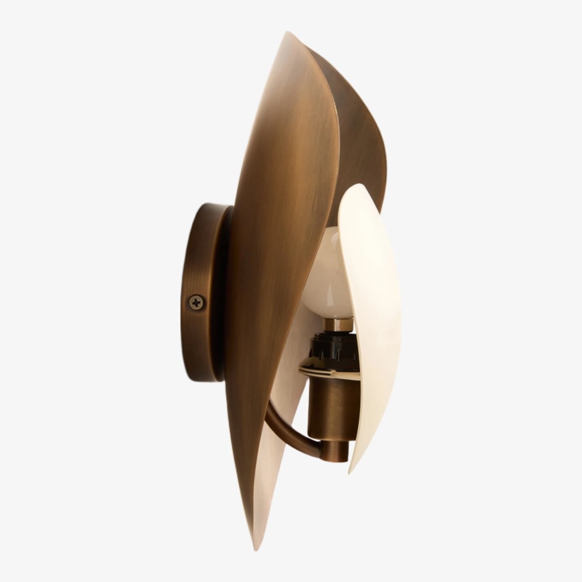 Shella Artistic Wall Lamp - Petal-Like Shade Design for Bedroom or Hallway K1651