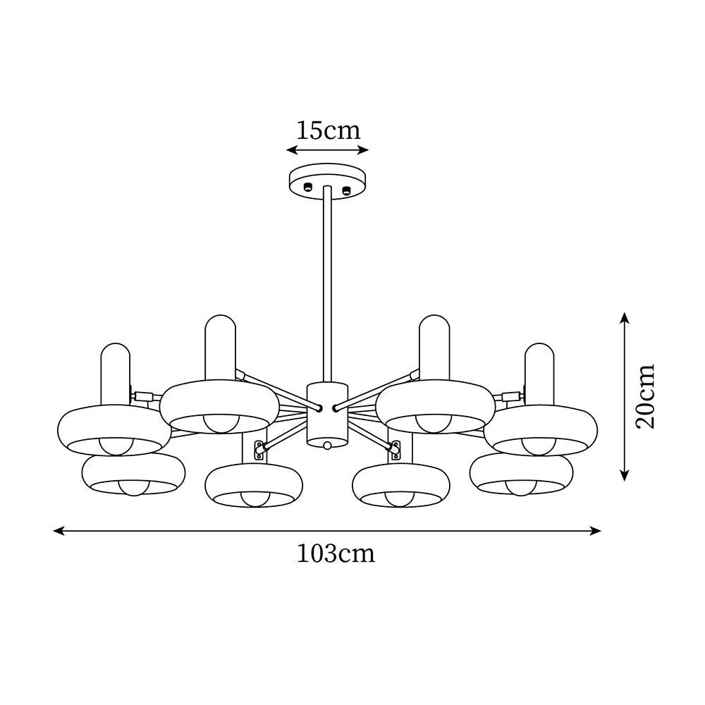 Nordic Trumpets Chandelier K513