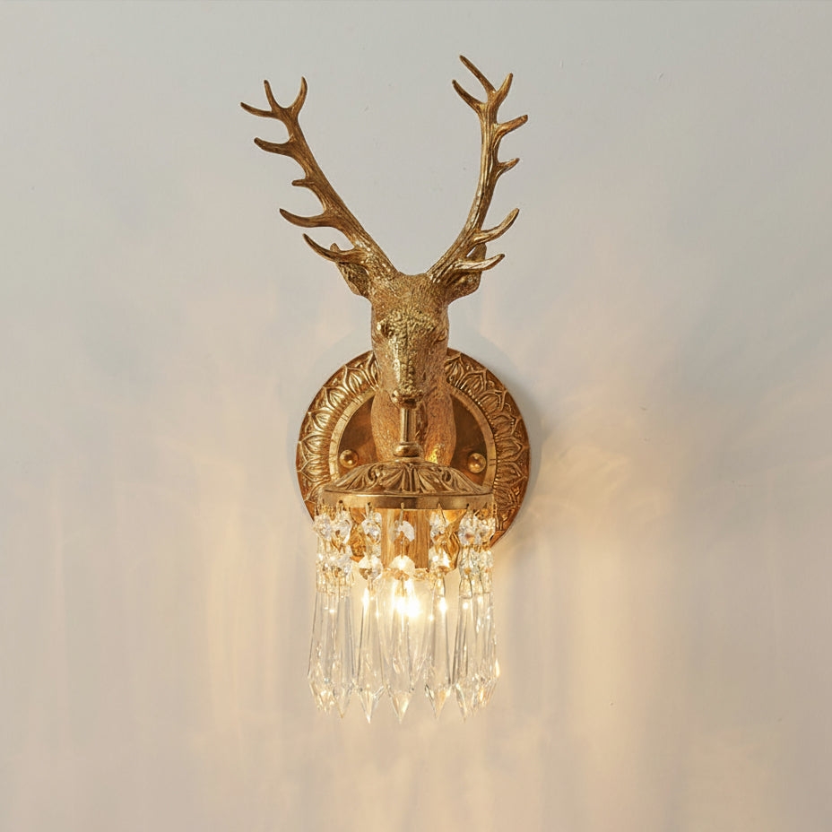 Antler Crystal Wall Lamp D740