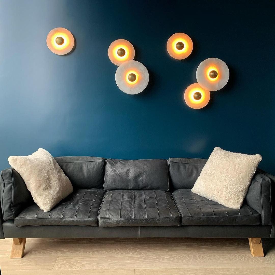 Creative Marble Round Wall Lamp K498