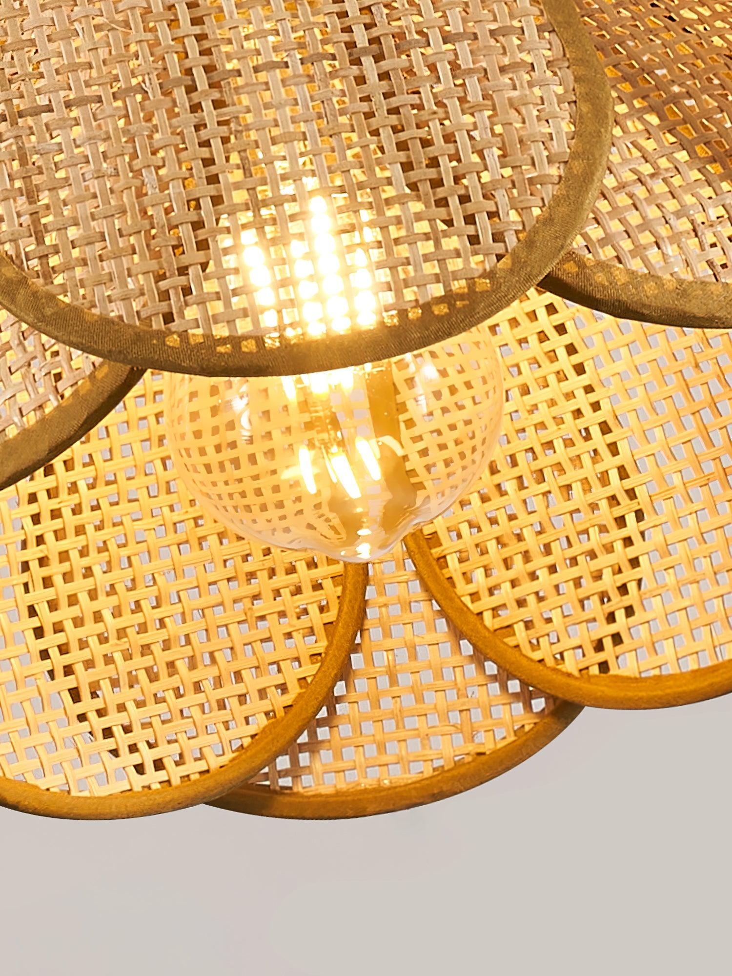 Bloom Rattan Pendant Lamp D358