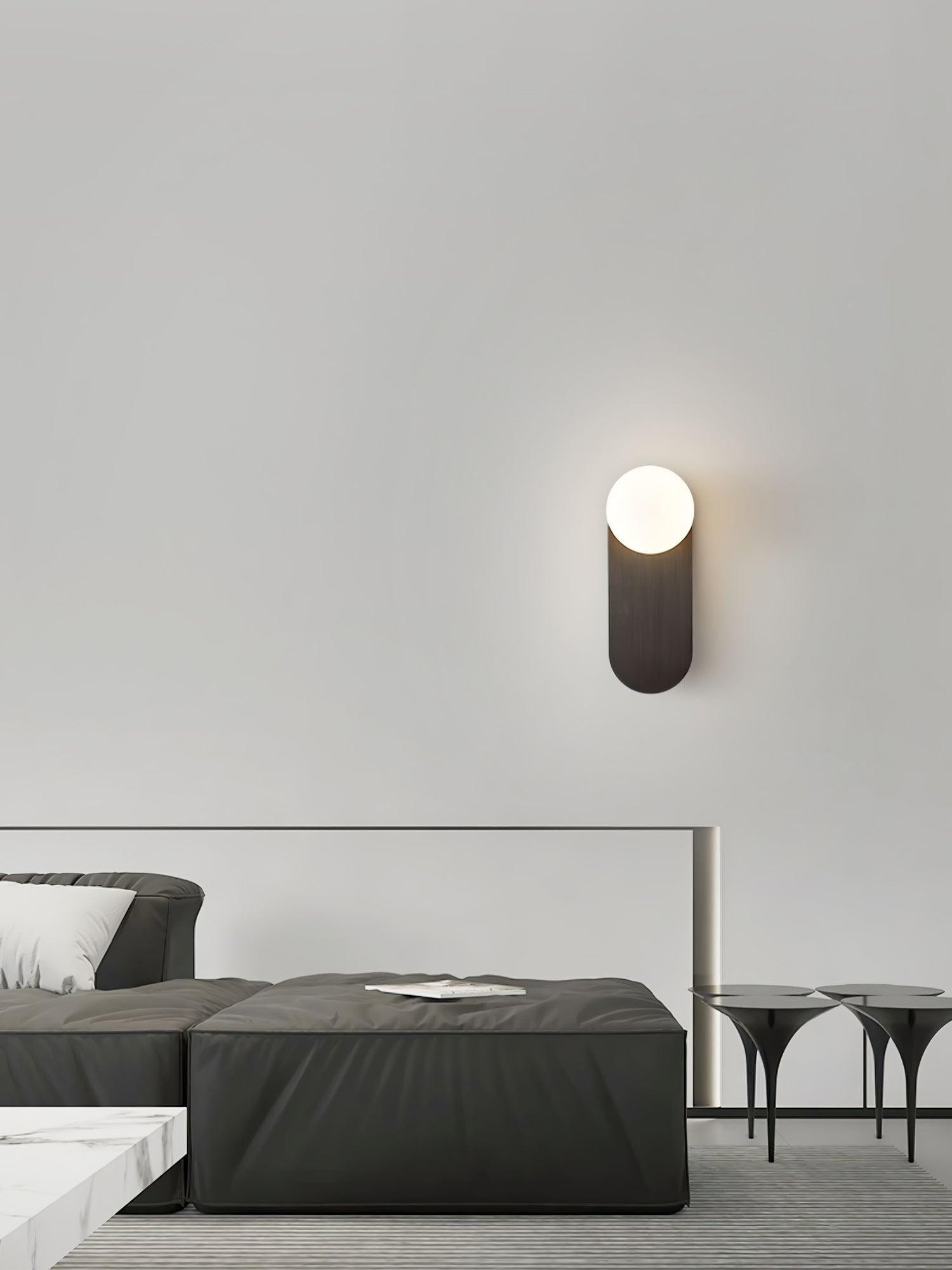 Modern Glass Base Sconce K383