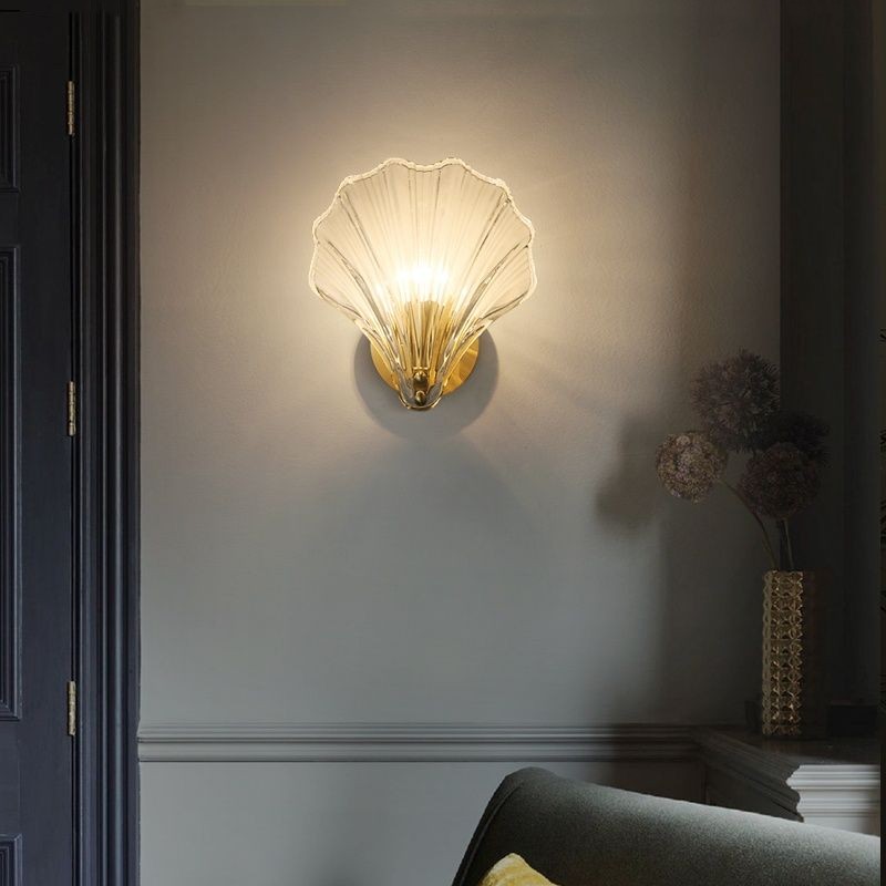 Vintage Rustic Shell Indoor Wall Light