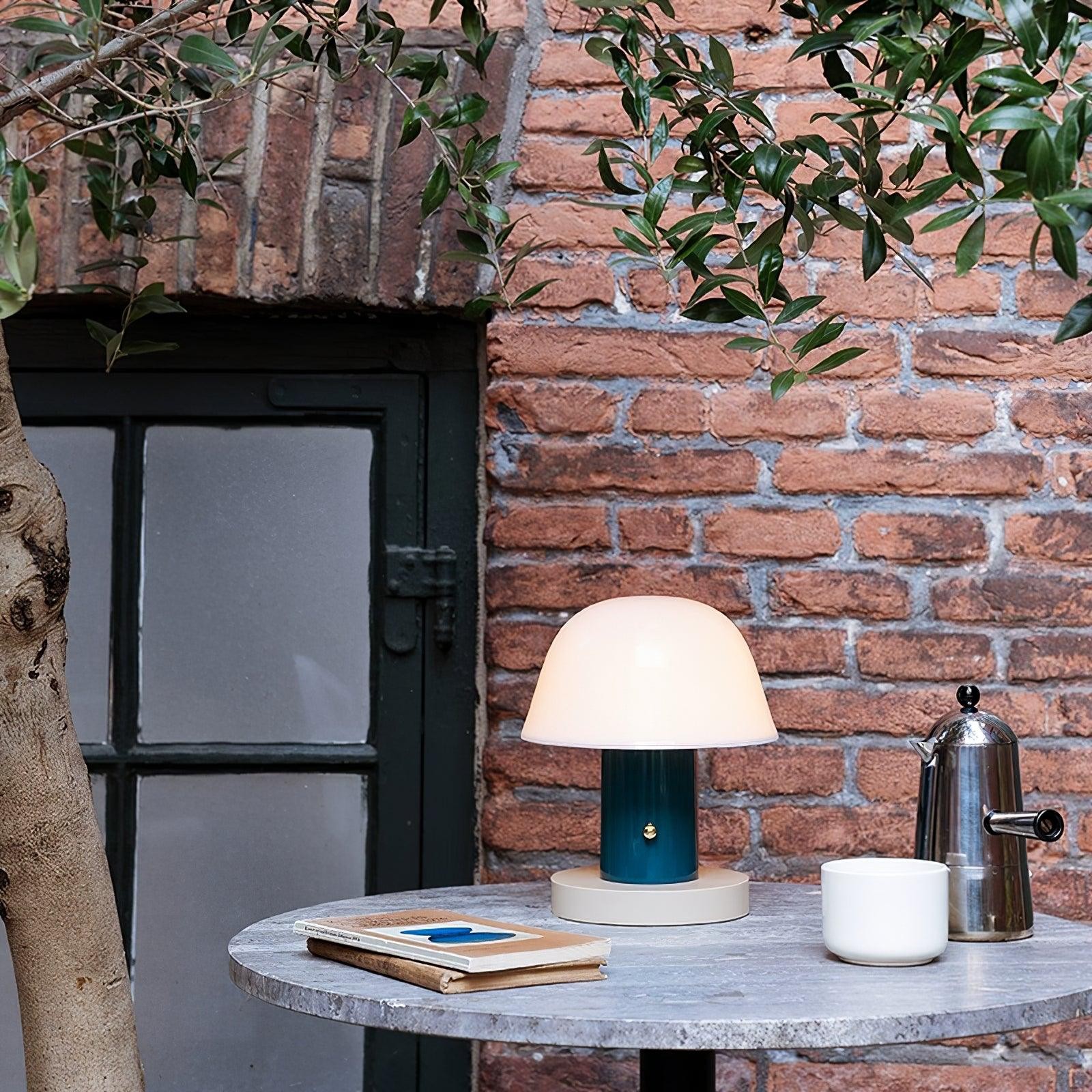Minimalist Mushroom Cordless Table Lamp K533
