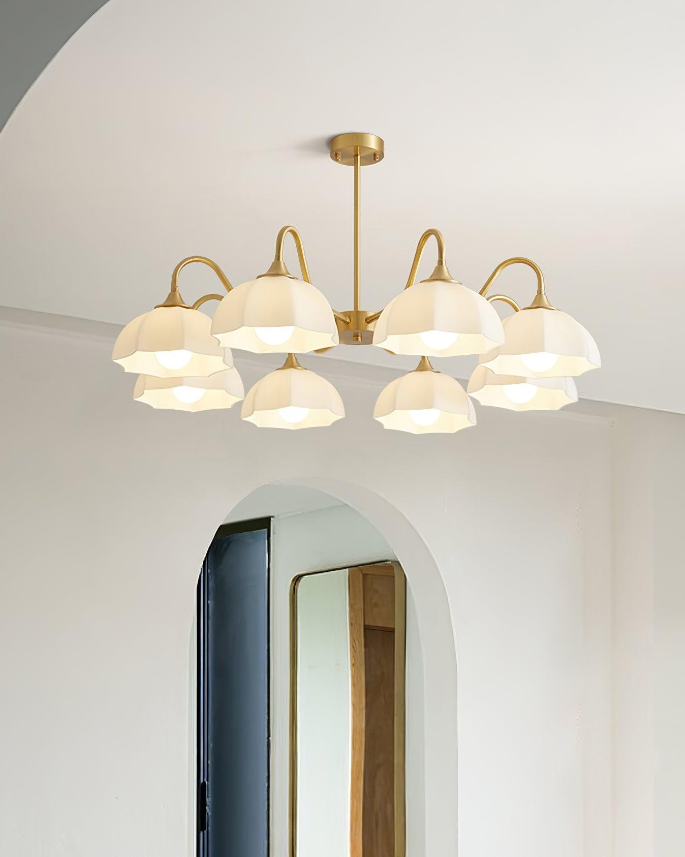 Nordic Garden Flower Glass Chandelier K758