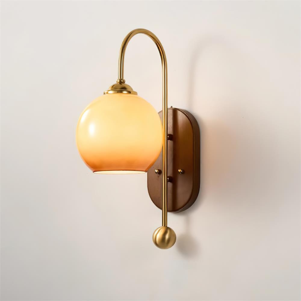 American Retro Spherical Wall Lamp K435