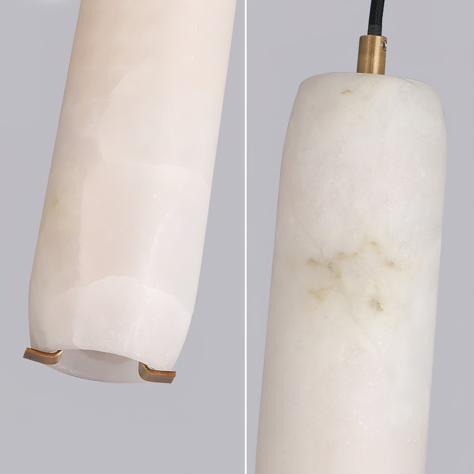 Alabaster Flute Wall Lamp D437