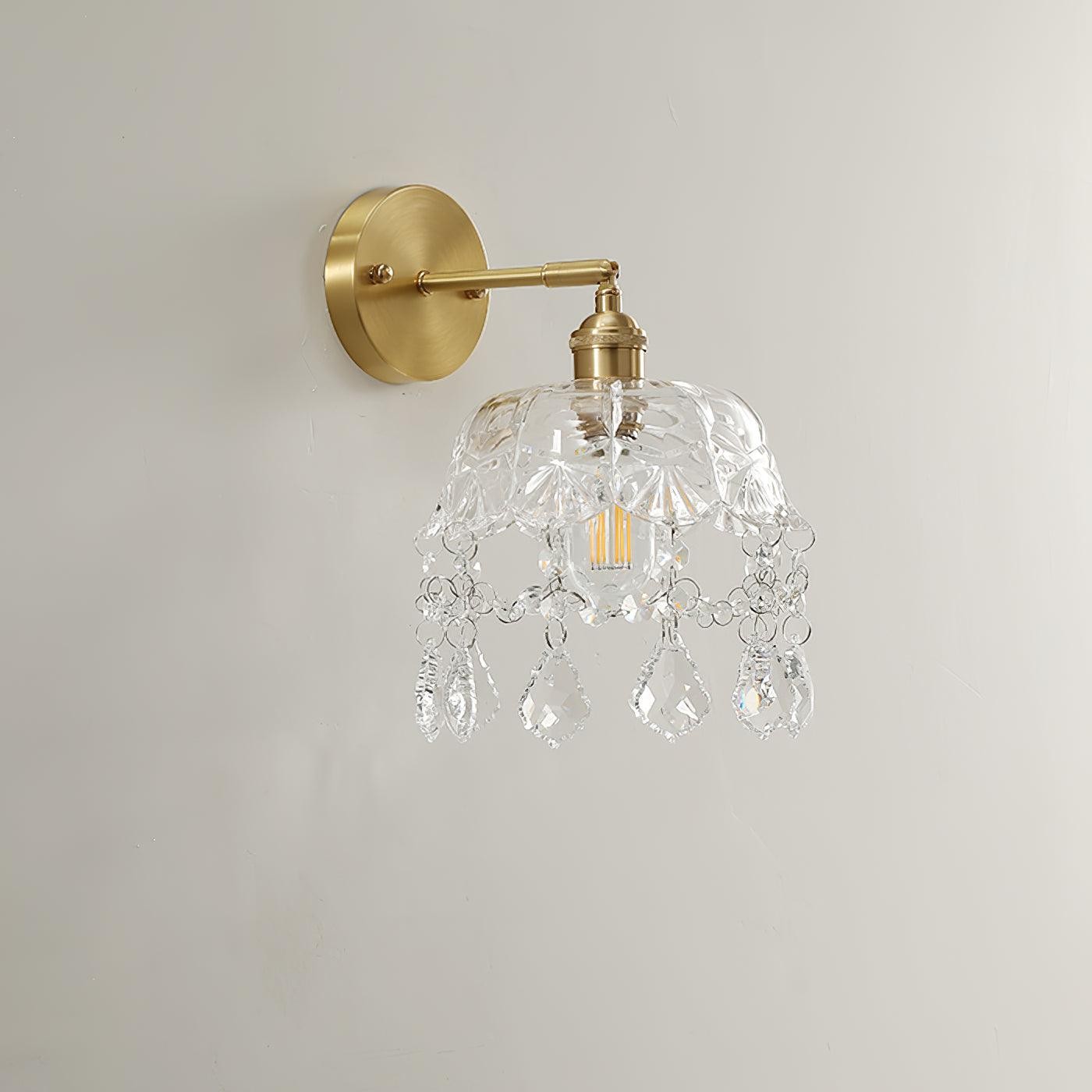 French Crystal Tassel Wall Light K395