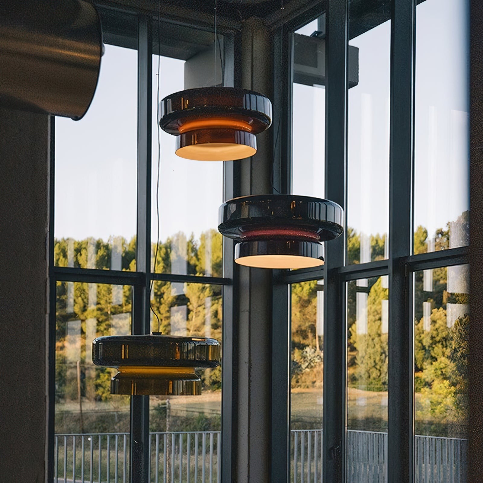Bohemian Style Minimalist Glass Pendant Lamp K266