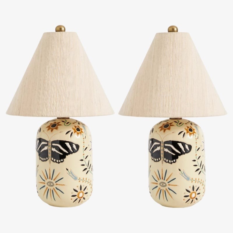 Ceruna Elegant Ceramic Table Light - Minimalist Style Lamp for Nightstand K1672