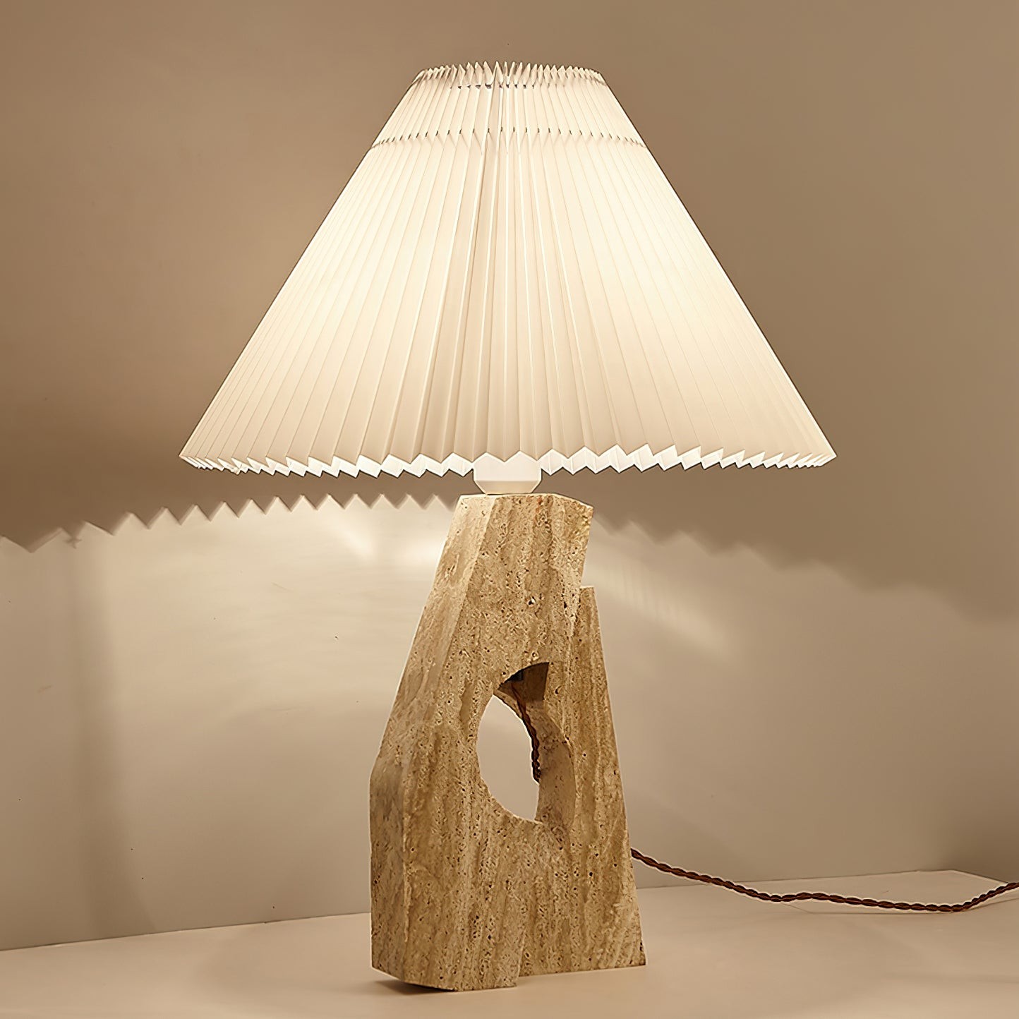Modern Artistic Stone Pillar Table Lamp K879
