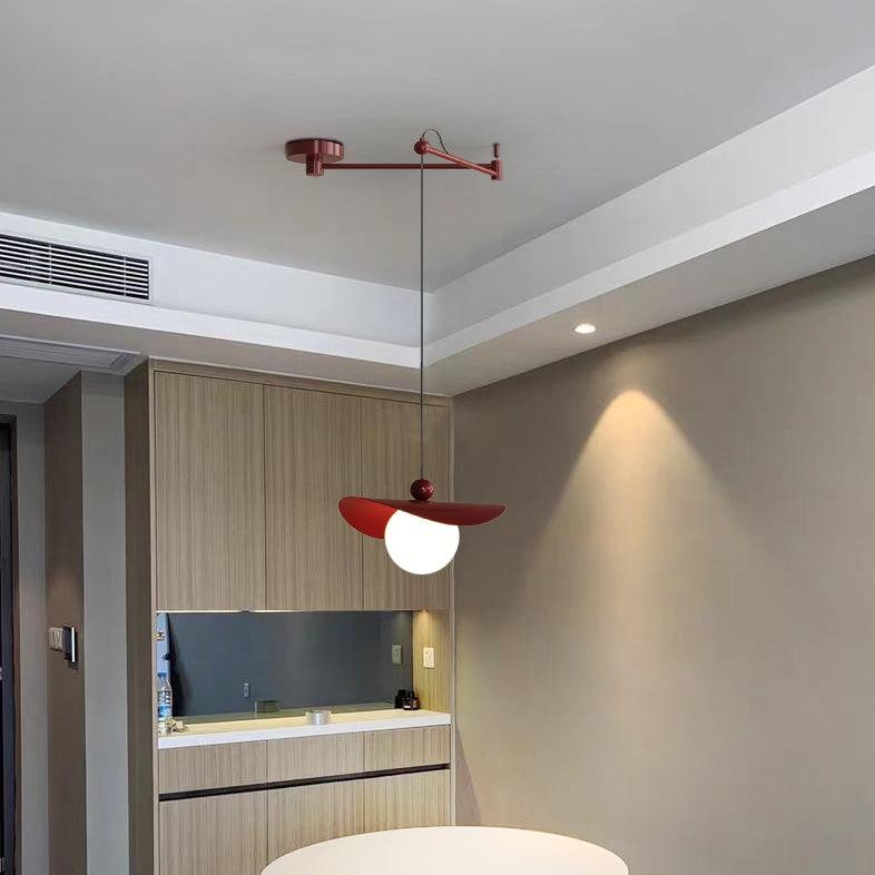 Simple Adjustable Metal Swing Arm Pendant Lamp K826