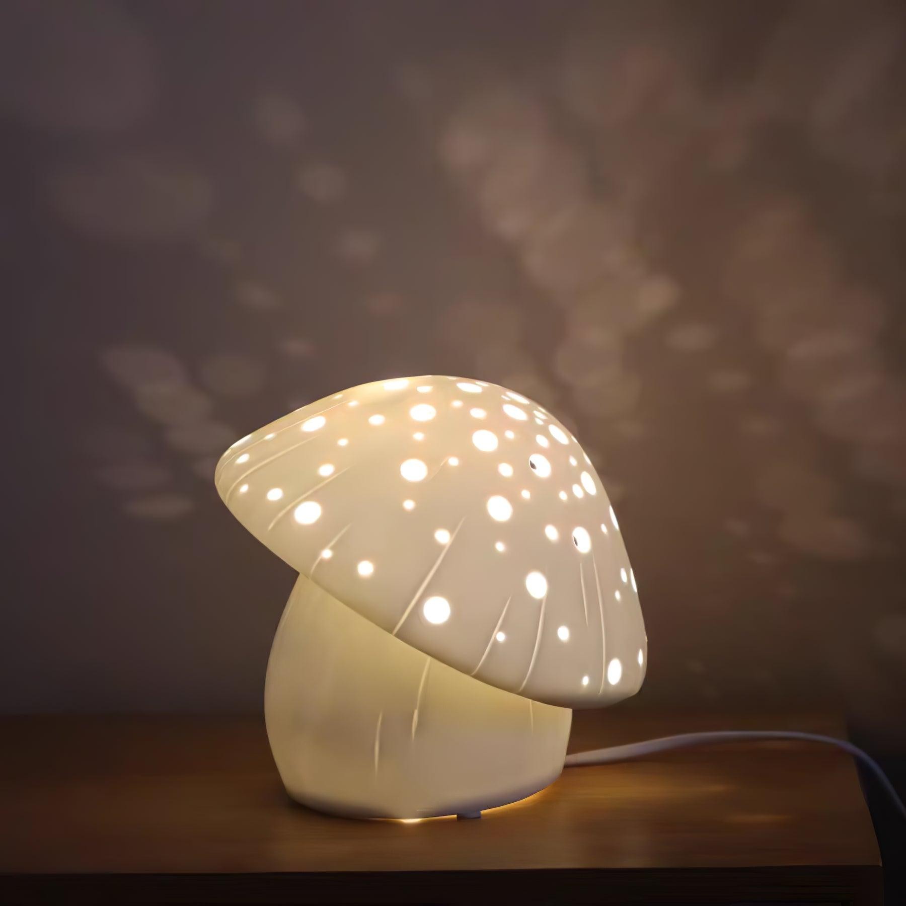Cartoon Mushroom Skeletonized Table Lamp K398