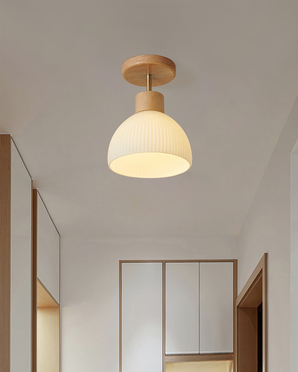 Nordic Wood Style LED Ceiling Lamp K270