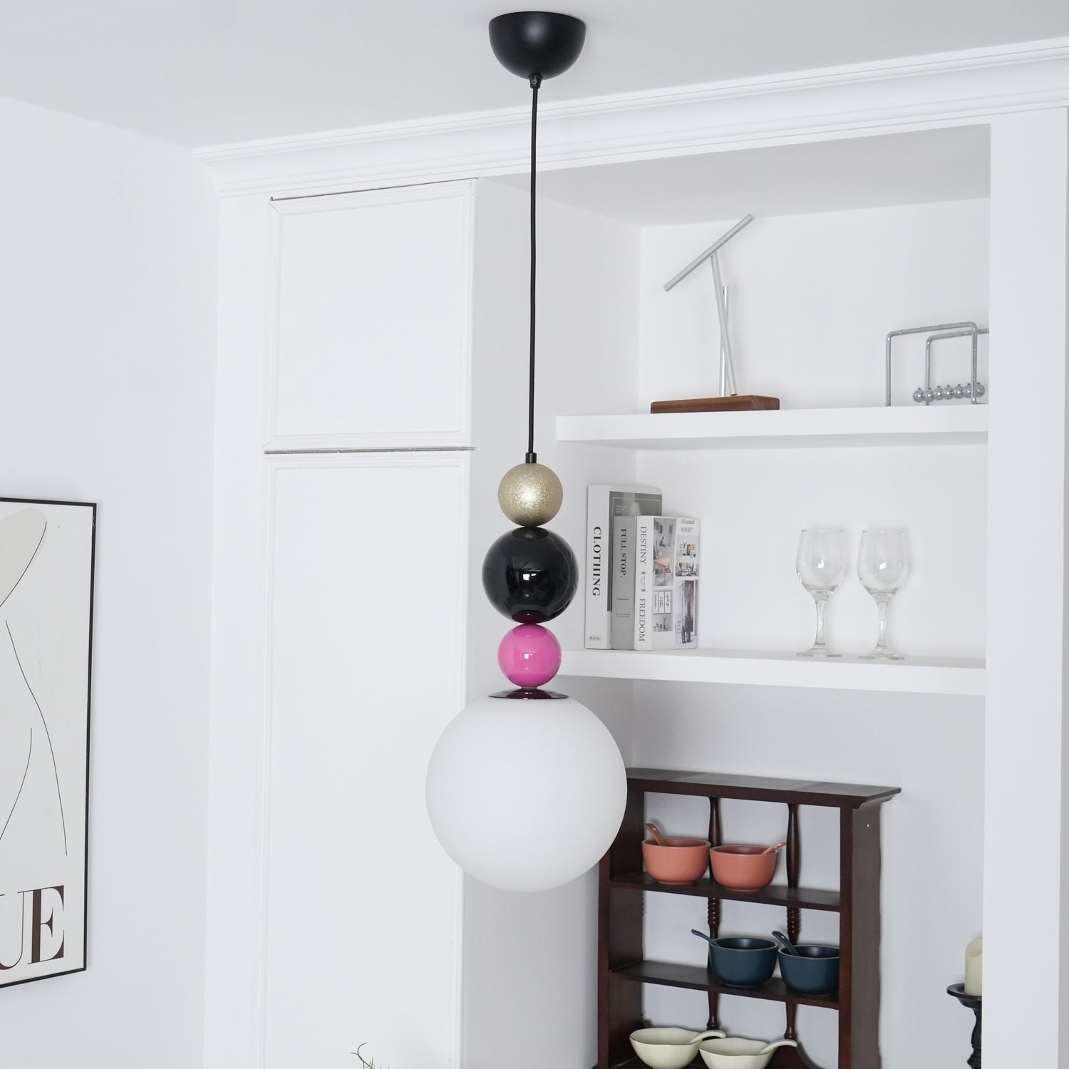 Modern Gourd Ball Pendant Lamp K682