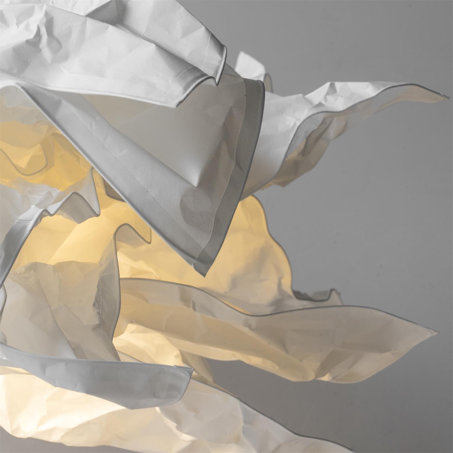 Modern Cream Paper Pendant Lamp K574