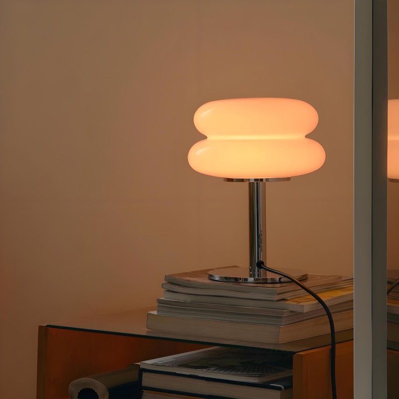 Bauhaus Macaron Stained Glass Table Lamp K03