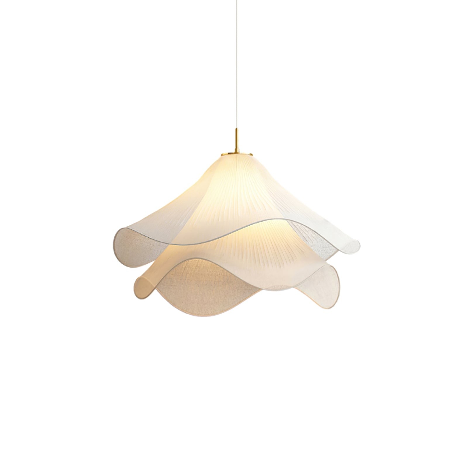 Ethereal Draped Shade Pendant Light – Modern Ambient Light for Bedrooms & Lounges K1192