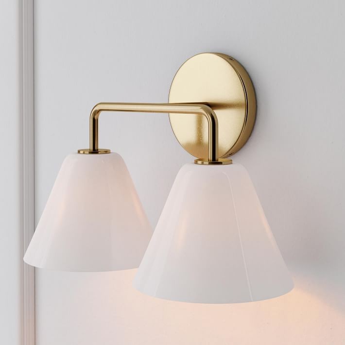 Conica Cone Wall Sconce - 1, 2, 3-Light Modern Glass Lighting K1398
