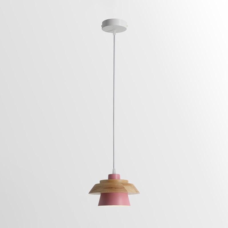 Stone Wood Pendant Lamp K677