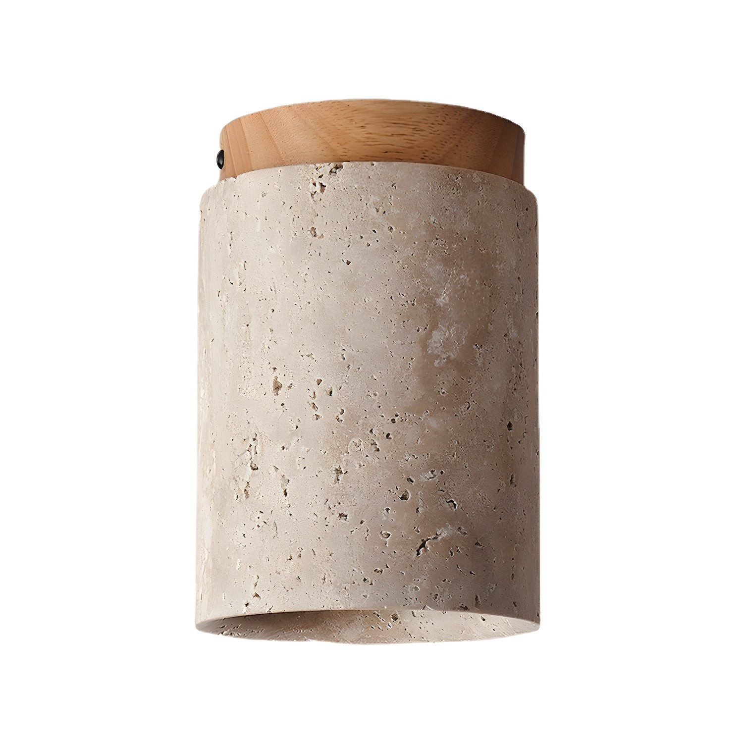 Marble Travertine Column Ceiling Lamp K688
