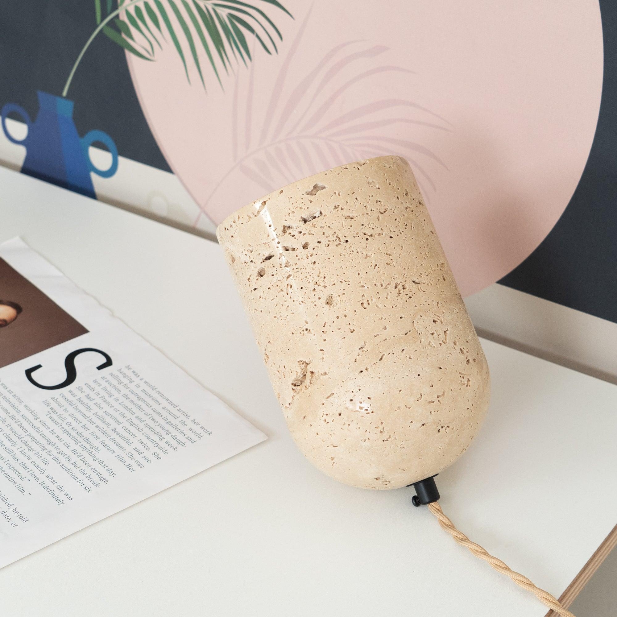 Amidori Travertine Table Lamp D893