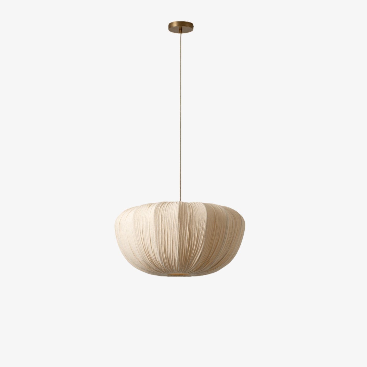 Linbron Linen Pendant Light - Soft Textile Finish Pendant Lamp for Home K2054