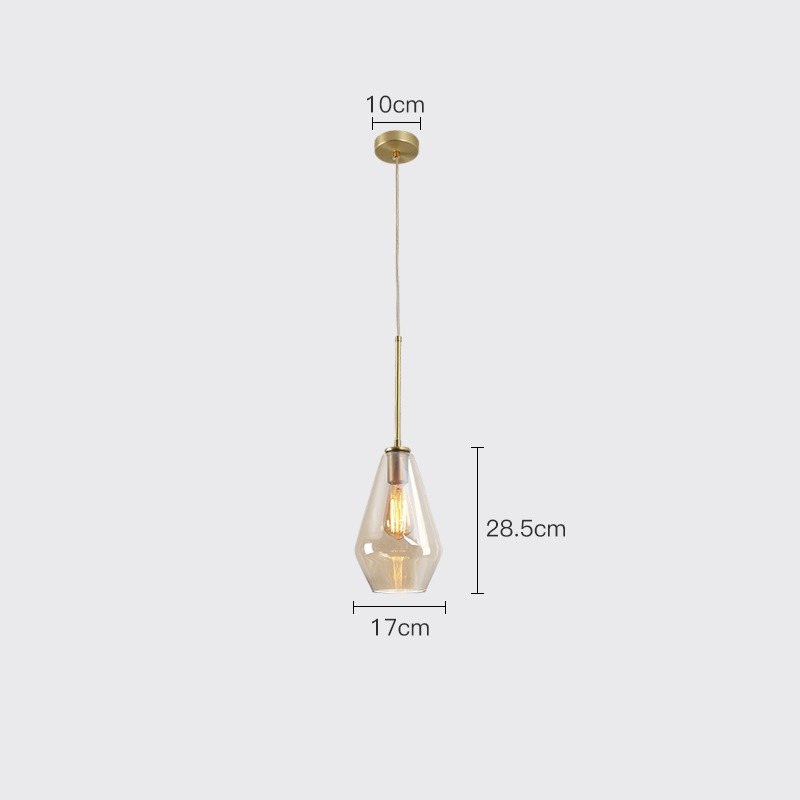 Modern Simple Glass Pendant