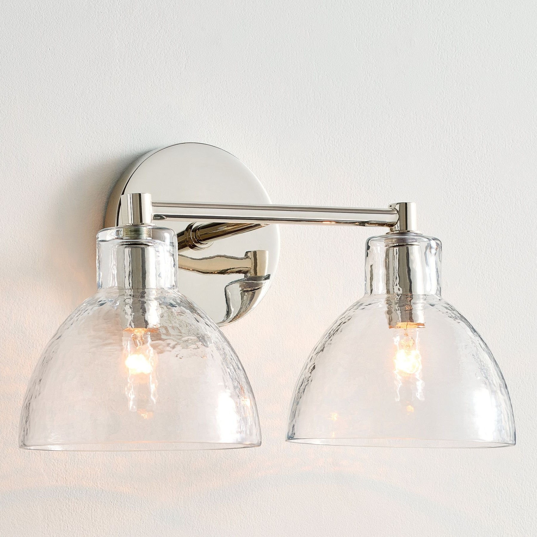 Glavira Recycled Glass Wall Sconce - Modern Brass Wall Lighting K1311